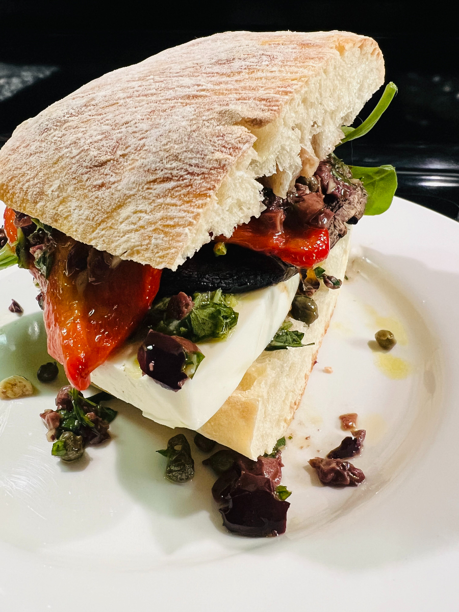 portobello mushroom muffaletta
