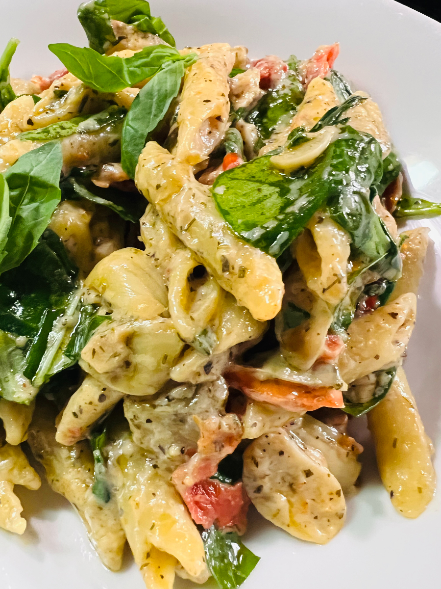 One-Pot Creamy Sun-Dried Tomato Pasta