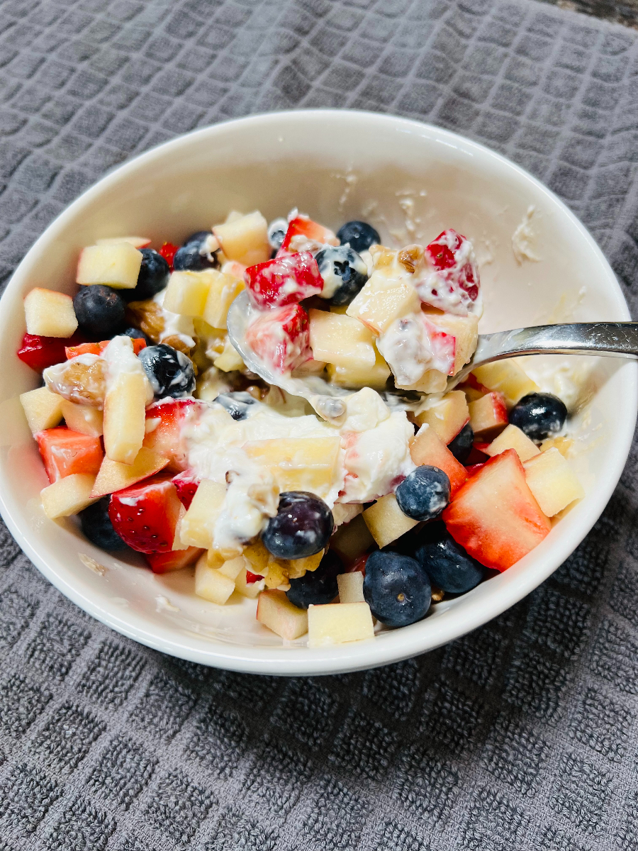 Greek yogurt breakfast bowl